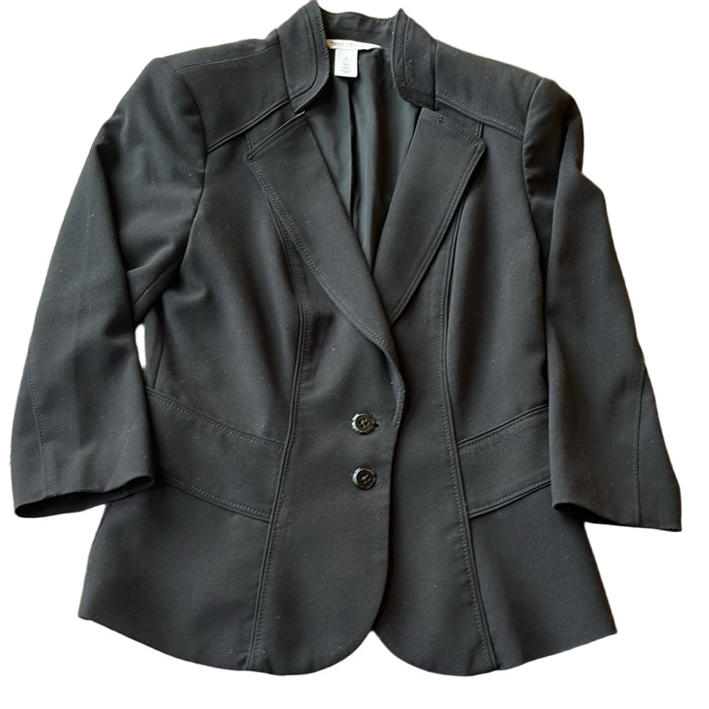 WHBM Women's Black Blazer - Size 4